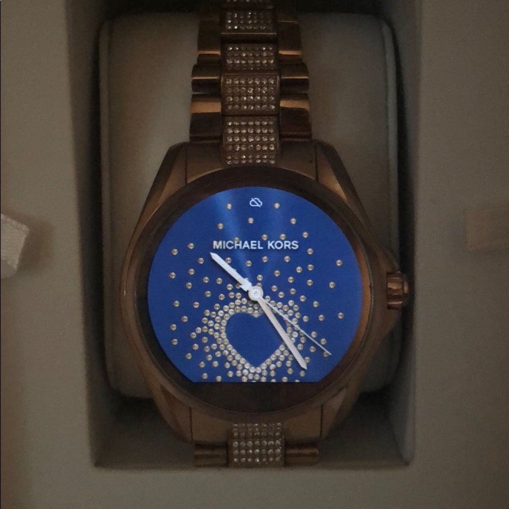 Rose gold Michael kors watch